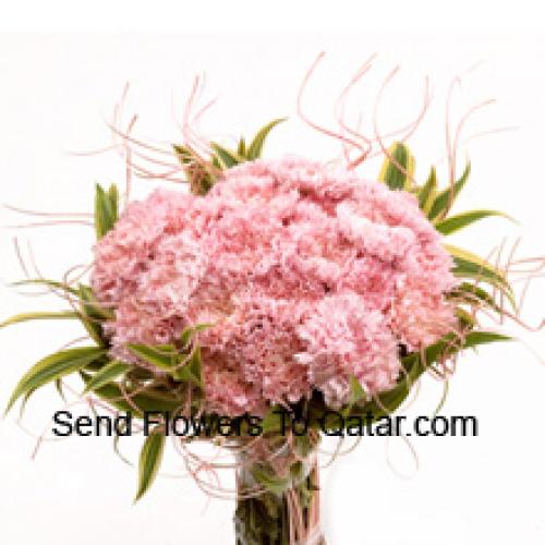 24 Pretty Pink Carnations