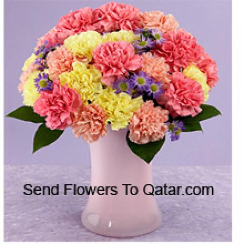 24 Mixed Carnations