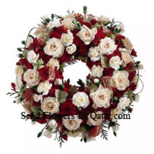 Stunning Mixed Flower Wreath