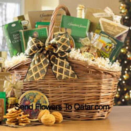 A Beautiful Hamper Containing Goodies